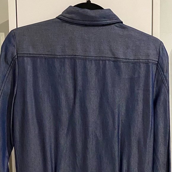 Z Spoke by Zac Posen Tie Waist Shirt Dress 4 NWOT - Picture 3 of 7